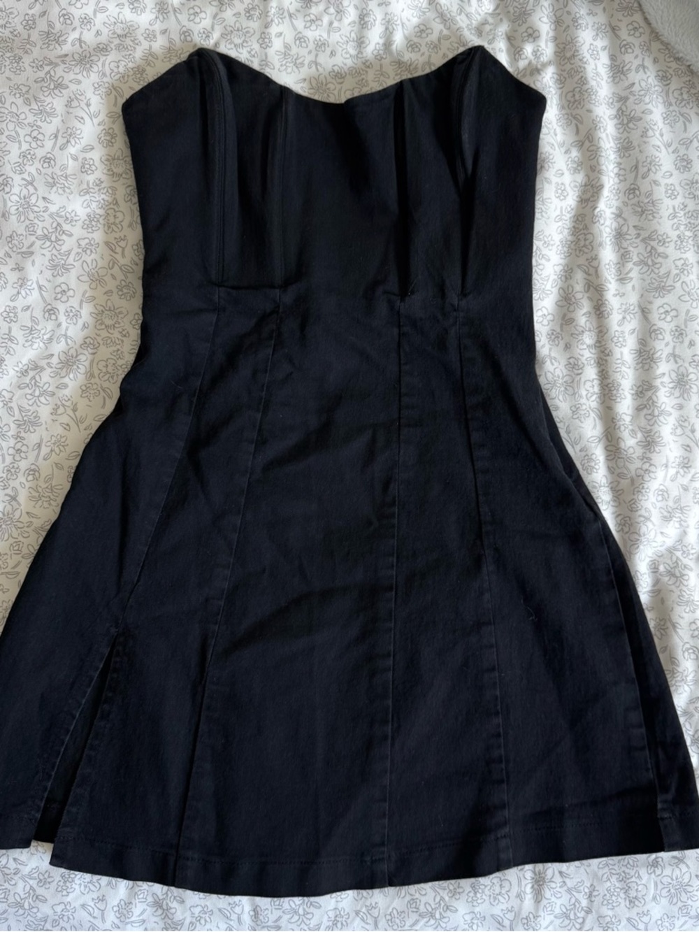 White Fox Boutique Strapless Black Dress